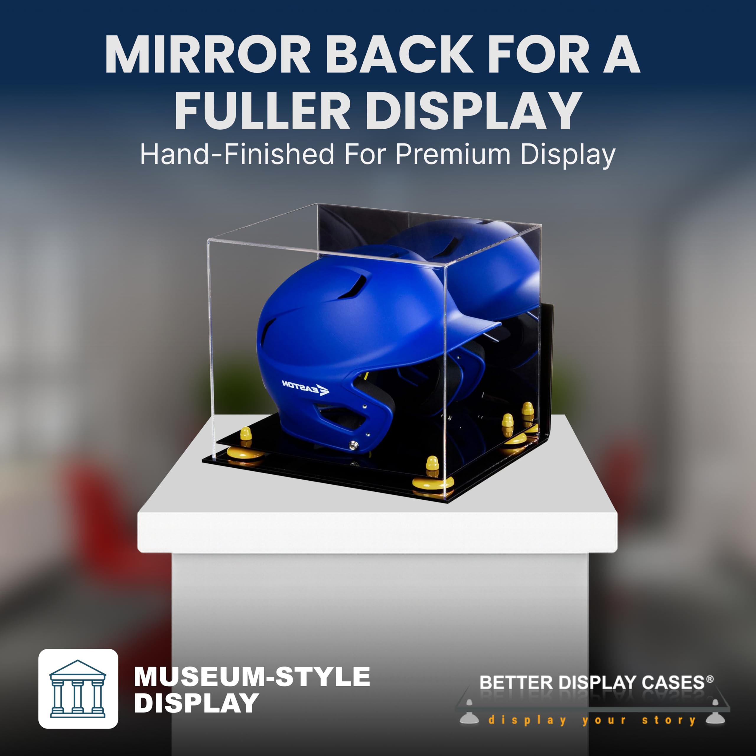 Amazon | Better Display Cases アクリル野球バッティングヘルメット